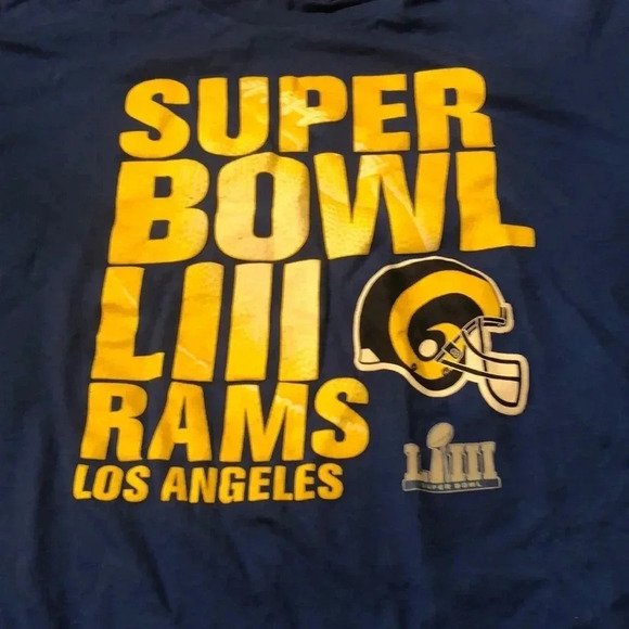 Los Angeles Rams Super Bowl Tee Shirt Large - Picture 2 of 3